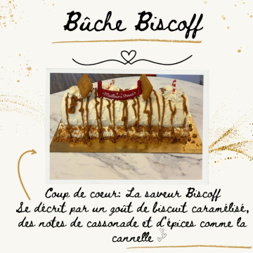 Bûche Biscoff (ÉPUISÉE)