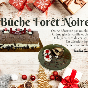 Bûche Forêt Noire (ÉPUISÉE)