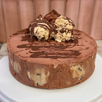 Pâte à biscuit et caramel fleur de sel