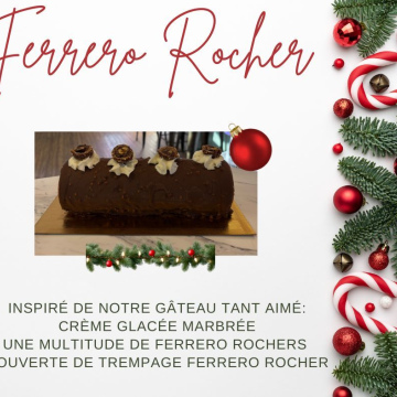 Bûche Ferrero Rocher (ÉPUISÉE)
